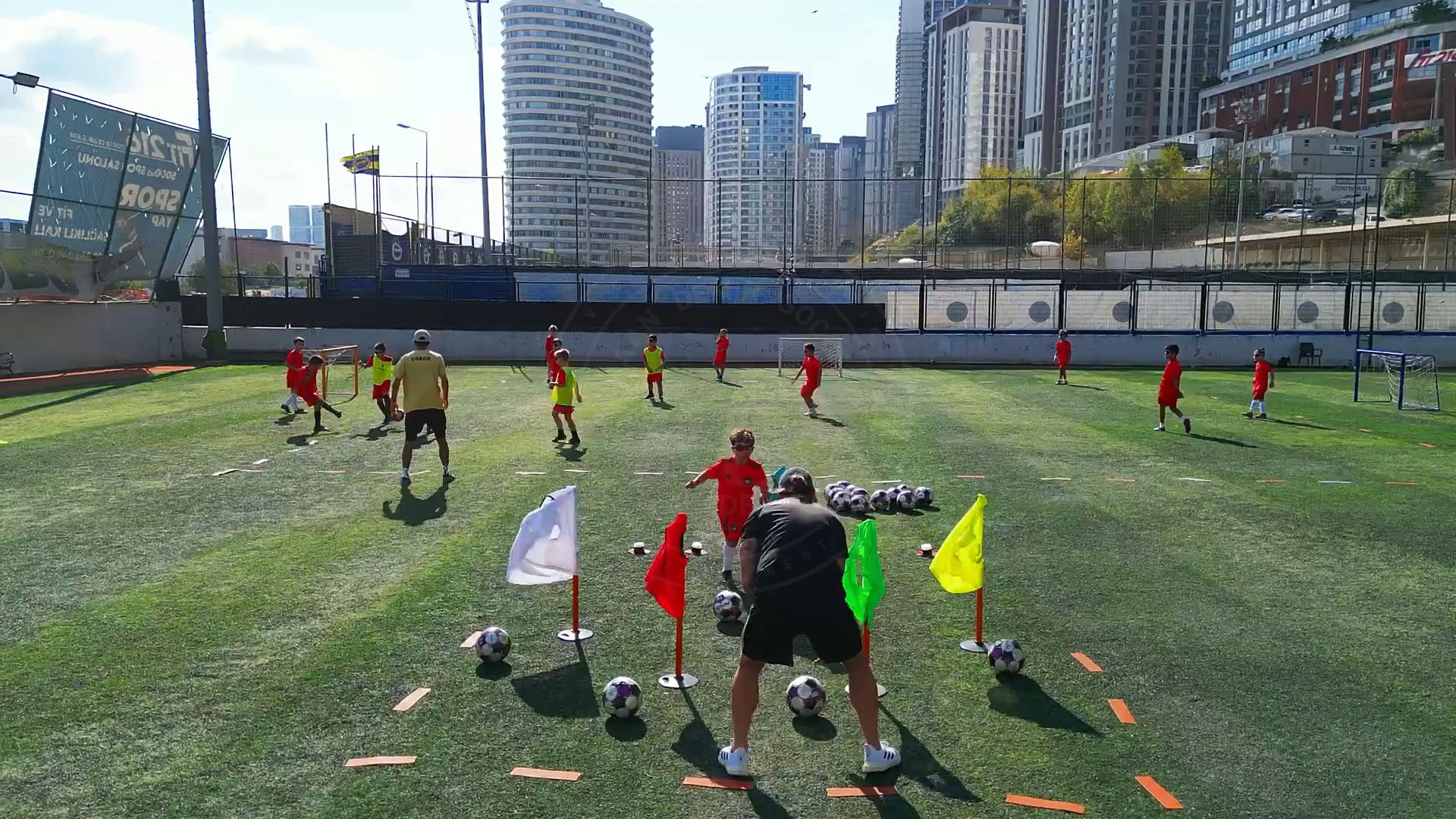 football soccer training