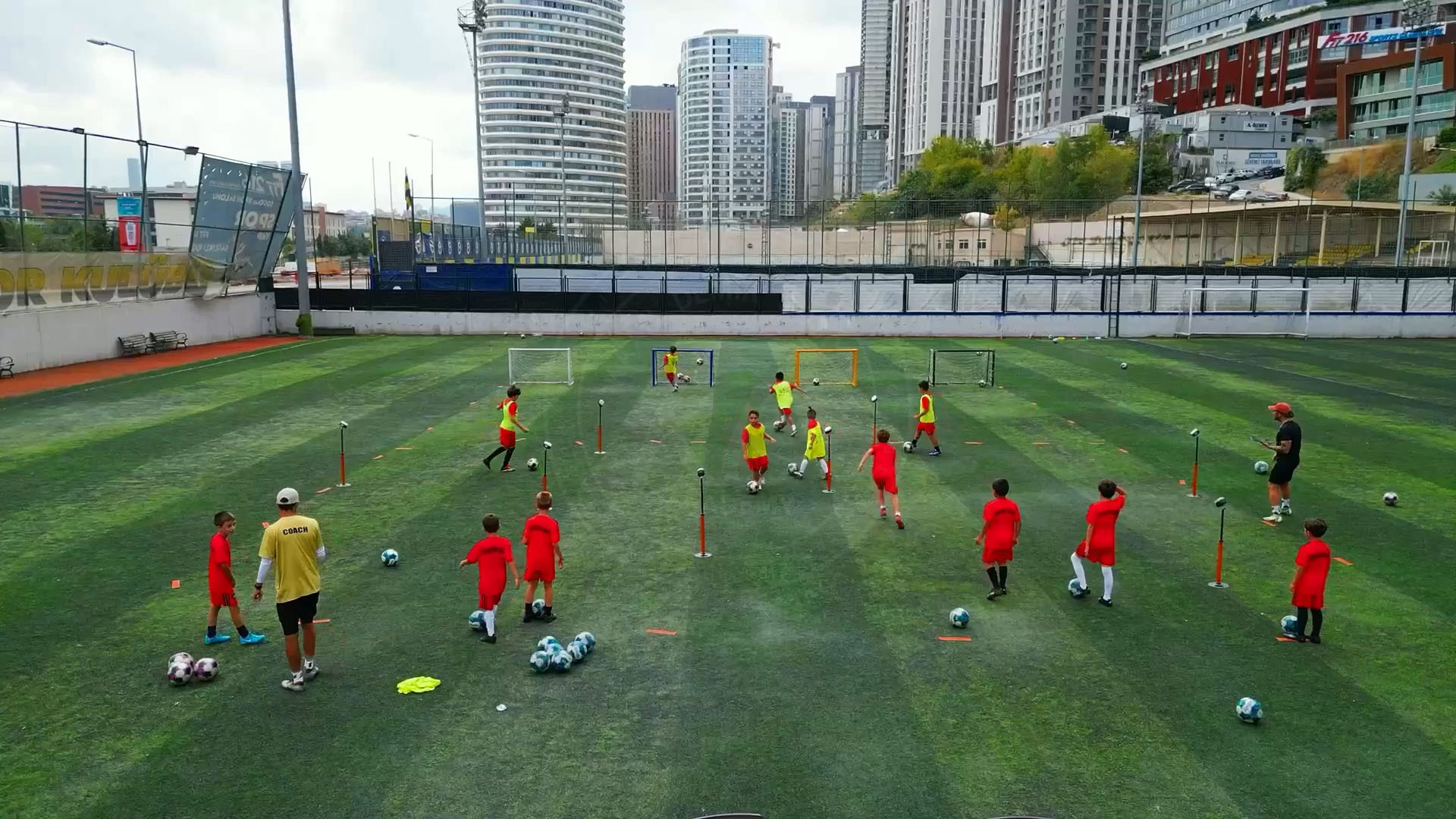 football soccer training